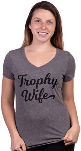 אשת גביע | חולצת טריקו לנישואין לחתונה מצחיק בעל סרקסטי בדיחה סרקסטית